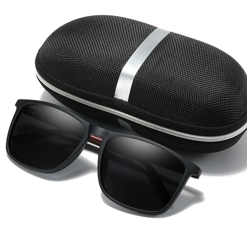 Men's Sports Sunglasses Polarized Square Sunglasses UV400
