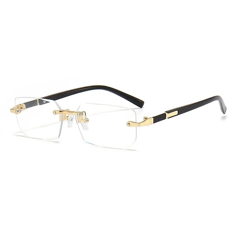 Men's Retro Rimless Sunglasses