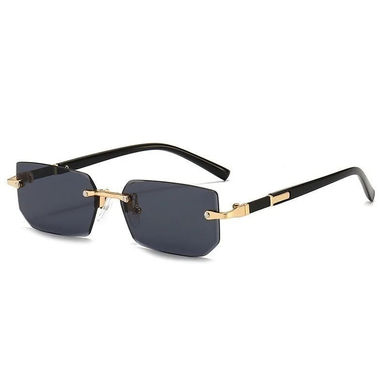 Men's Retro Rimless Sunglasses