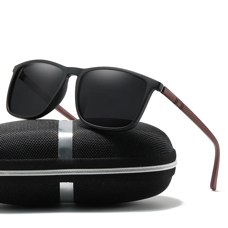 Men's Sports Sunglasses Polarized Square Sunglasses UV400