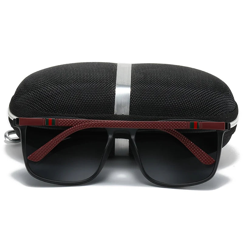 Men's Sports Sunglasses Polarized Square Sunglasses UV400