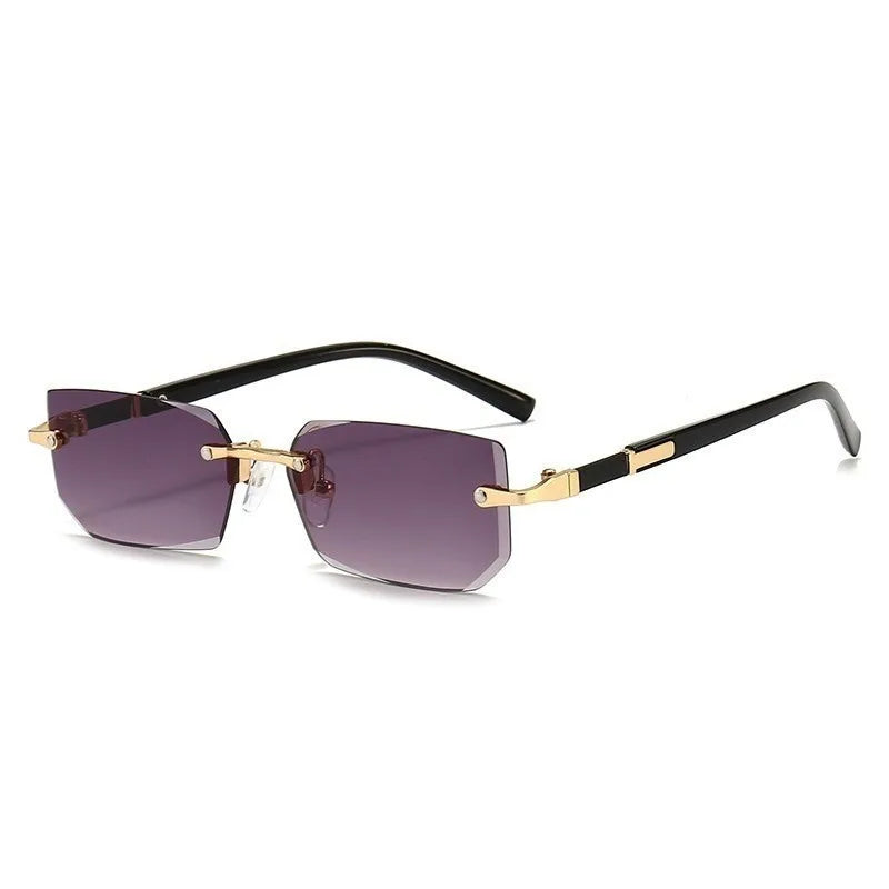 Men's Retro Rimless Sunglasses